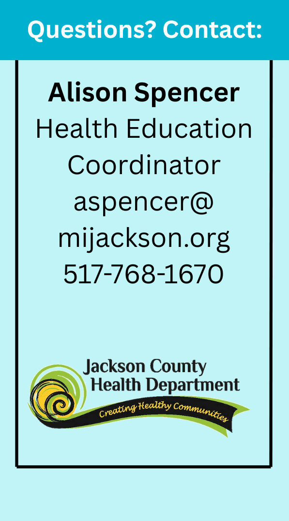 Contact Alison Spencer at (517) 768-1670